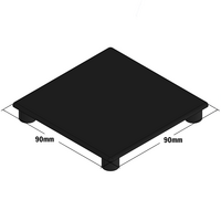 60-030-1 MODULAR SOLUTIONS POLYAMIDE PART END CAP 90MM X 90MM BLACK